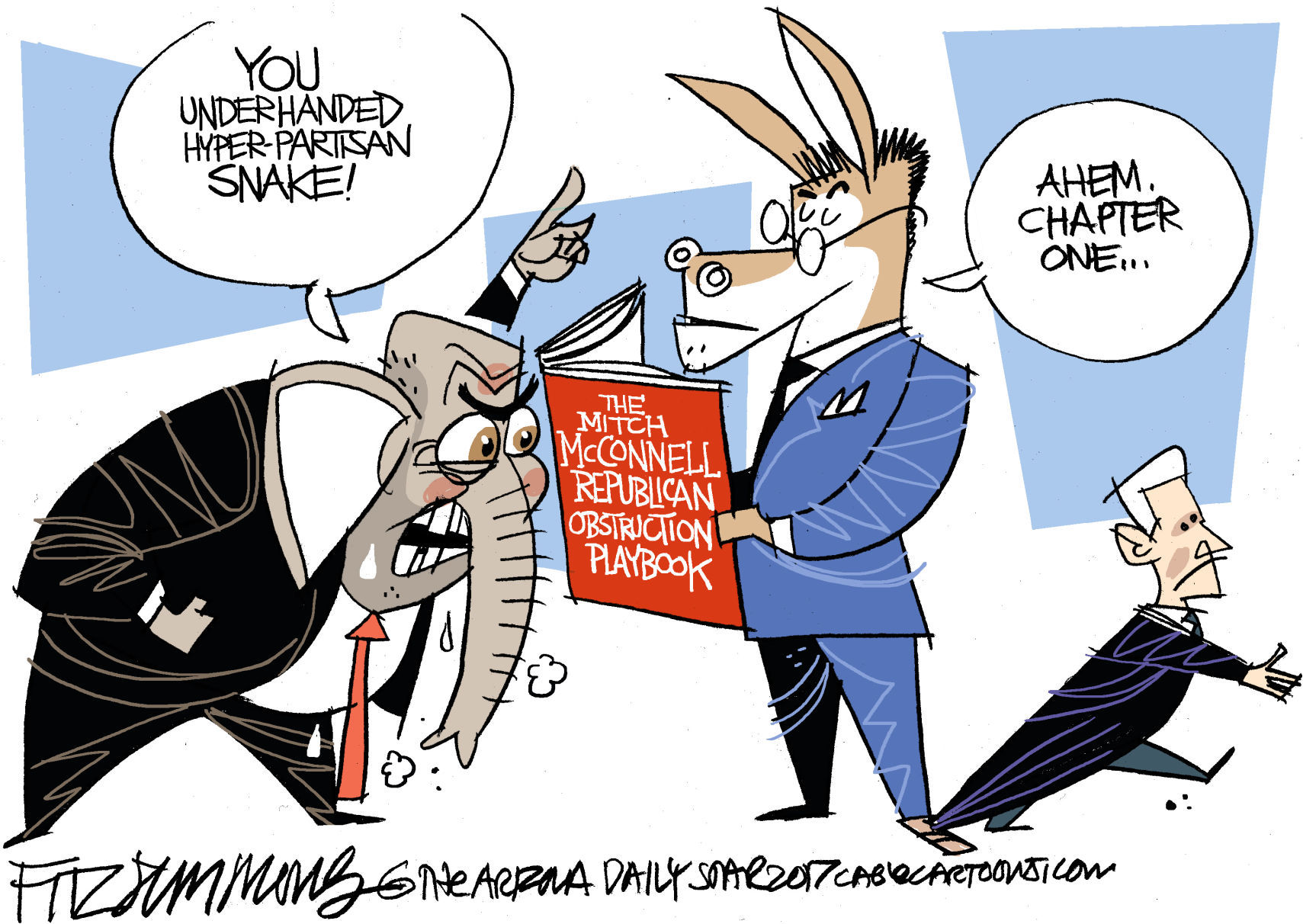 Daily Fitz Cartoon: Supreme standoff